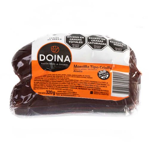 Morcilla Envasada Al Vacio 2 U - 320 Gr Doina