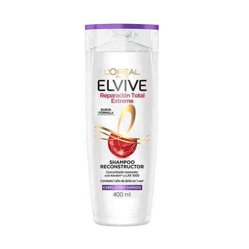 Shampoo Elvive Reparación Total 5 Extreme 400 Ml