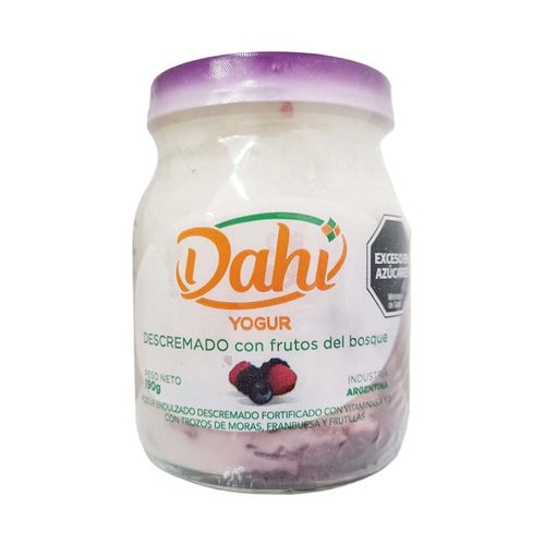 Yogur Descremado Dahí Con Frutos Del Bosque 190g