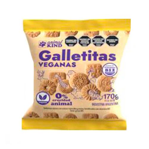 Galletitas Veganas De Vainilla Animal Kind 170 Gr