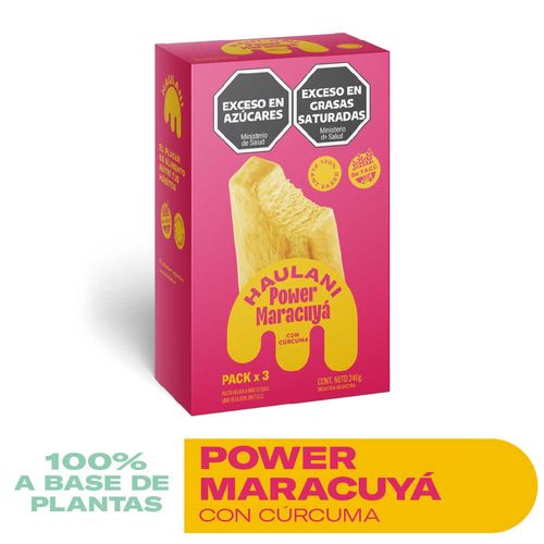 Helado Paleta Haulani Maracuya Y Curcuma 250 Gr