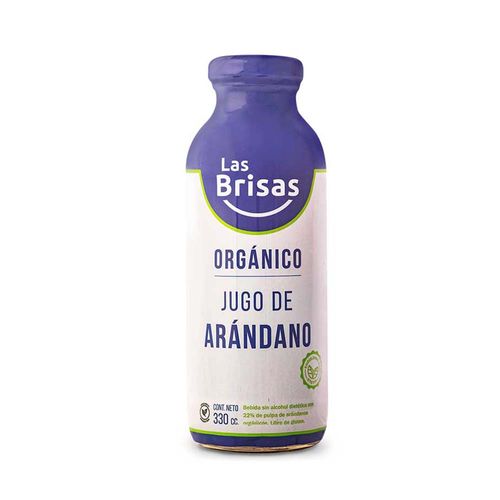 Jugo Organico Las Brisas Arándano Sin Azúcar 330 Ml