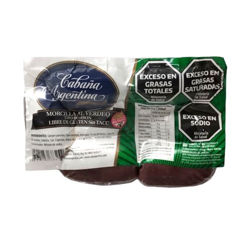 Morcilla Criolla Bombón 6 U - 400 Gr Cabaña Argentina