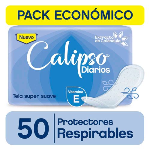 Protector Diario Calipso Respirable  X 50 U