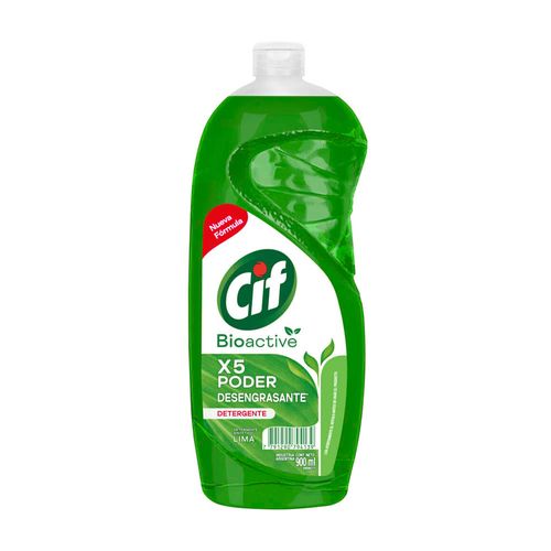 Detergente Cif Bioactive Lima Botella 900 Ml