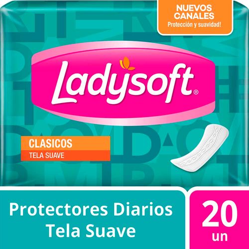 Protectores Diarios Ladysoft Clásicos - 20 U