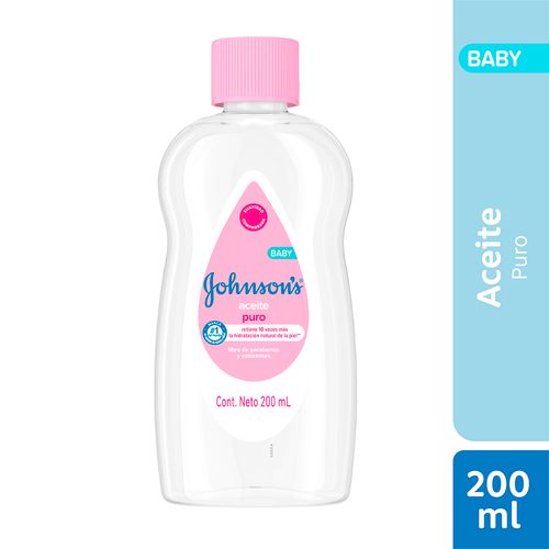 Aceite Para Bebé Johnson's Puro 200 Ml