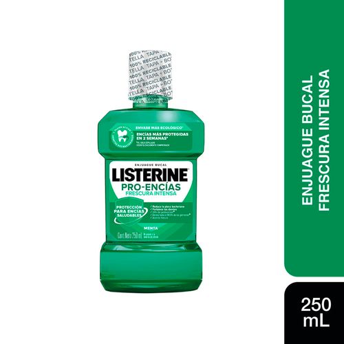 Enjuague Bucal Listerine Pro-encías Intensa X 250 Ml.