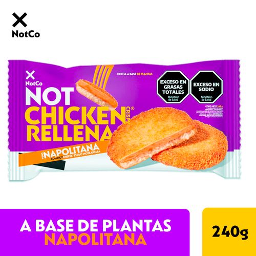 Not Chicken Crispy The Not Co Rellena Napolitana 240 Gr