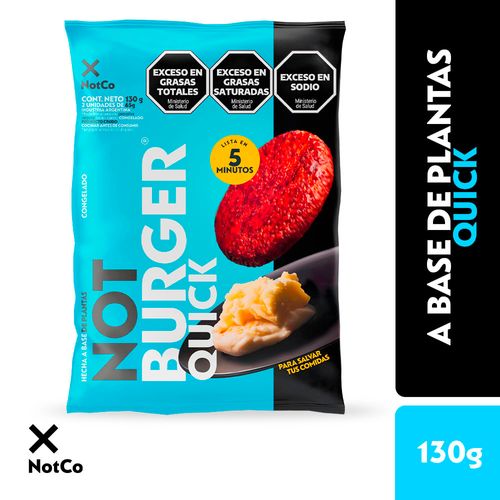 Not Burguer Quick 2 U De 65 Gr