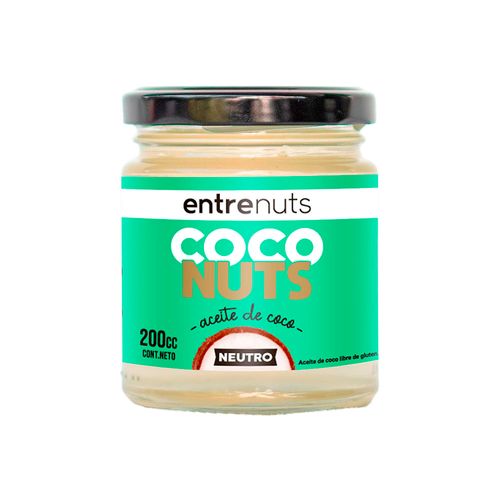 Aceite De Coco Neutro 100 Natural 200 Gr Entrenuts