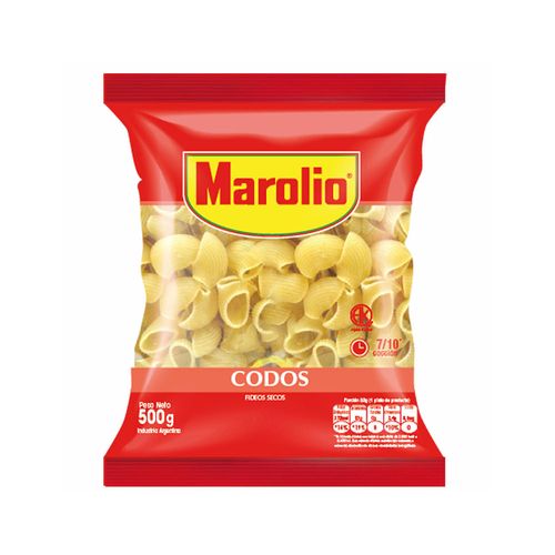 Fideos Marolio Codo X500g