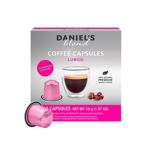 Capsulas De Café Lungo Daniels Blend