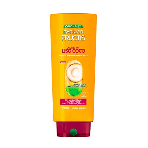 Acondicionador Fructis Liso Coconut 650 Ml