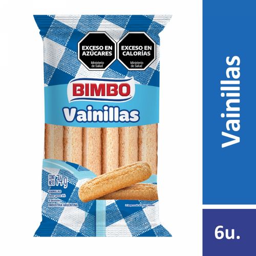 Vainillas Bimbo 74 Gr - 6 U