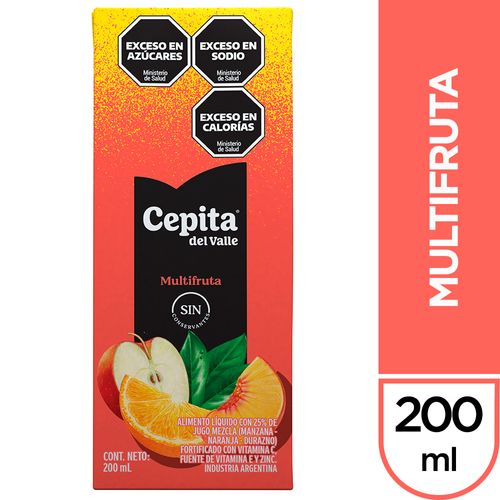 Cepita Del Valle Multifruta 200 Ml