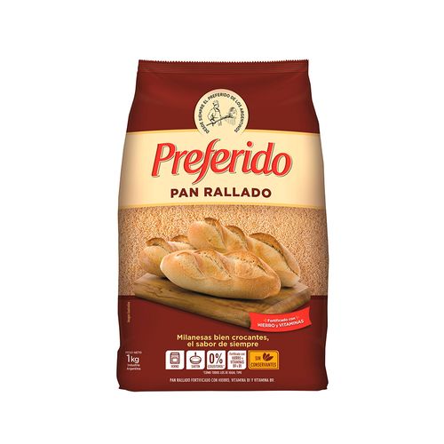 Pan Rallado Fortificado Preferido 1 Kg