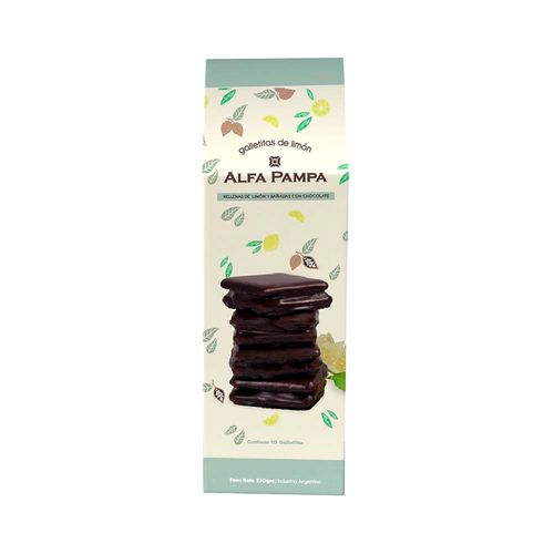 Galletas Alfa Pampa Negro Relleno Limon X 270 Gr