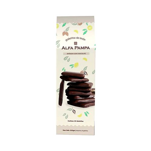 Galletas Alfa Pampa Limon Con Chocolate X 231 Gr