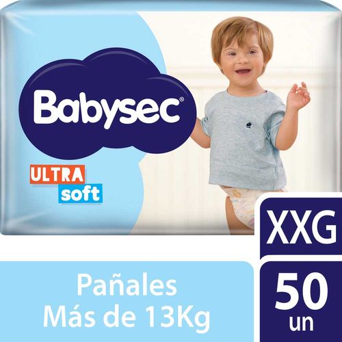 Pañales Babysec Ultrasoft Xxg50 Jumpack