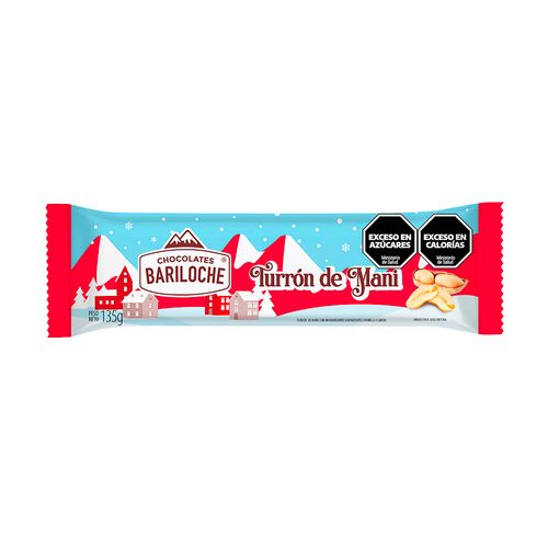 Turrón De Maní Bariloche X 135 Gr