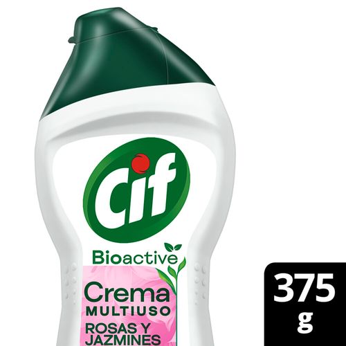 Limpiador En Crema Cif  Bioactive Rosas Y Jazmines 250 Ml