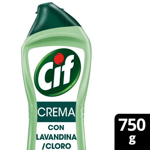 Limpiador En Crema  Cif  Con Lavandina/cloro  750 G