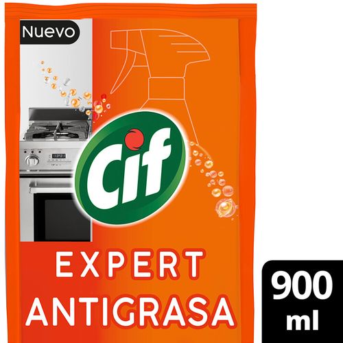 Limpiador Cif Expert Antigrasa 900 Ml Doypack