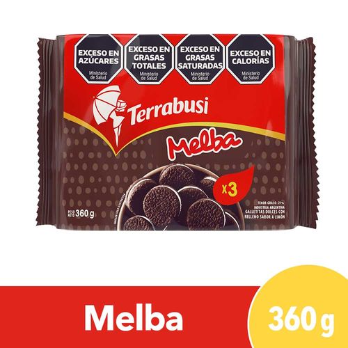 Galletitas Dulces Rellenas Melba 360g