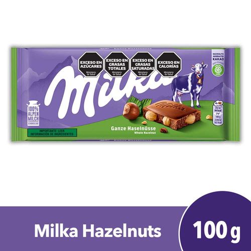 Chocolate Milka Con Avellanas 100 Gr