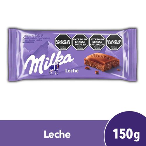 Chocolate Milka con Leche 150 Gr