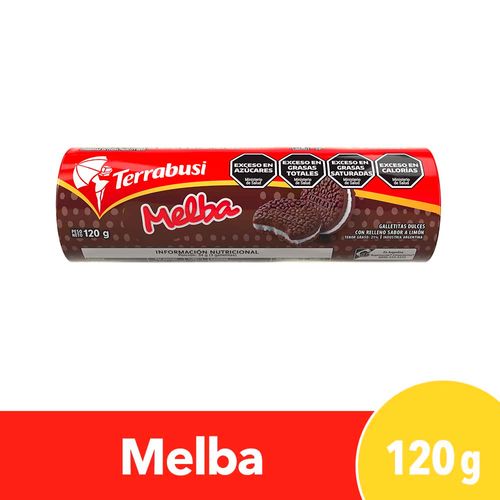 Galletitas dulces Melba rellenas con crema 120 Gr