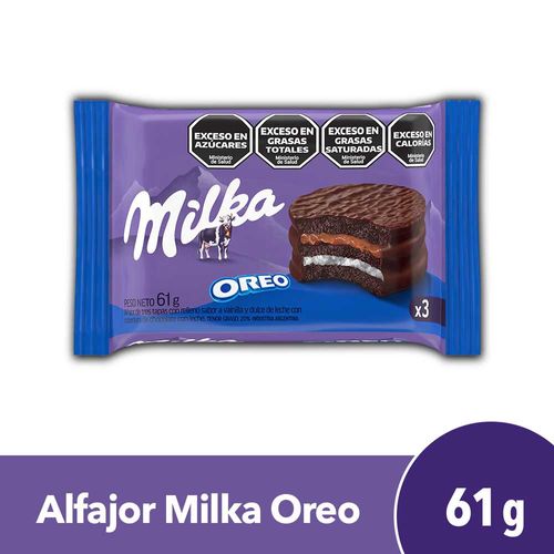 Alfajor Triple Milka Oreo 61 Gr