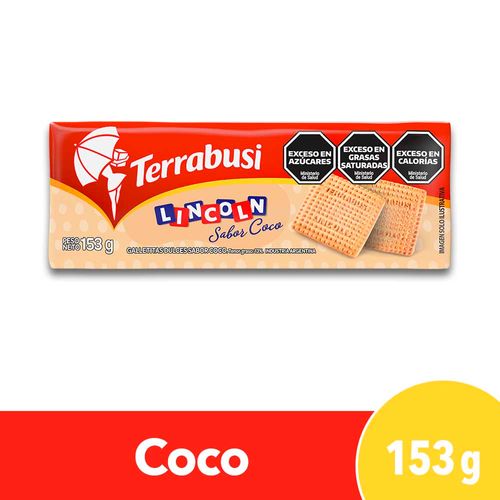 Galletitas dulces Lincoln Coco Terrabusi 153 Gr