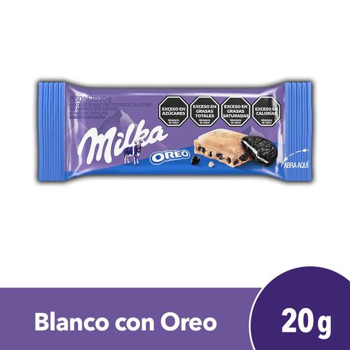 Chocolate Milka Oreo Blanco 20 Gr