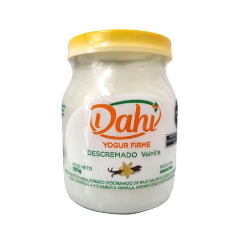 Yogur Dahí Firme Sabor Vainilla  190g