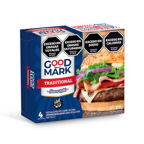 Medallónes Good Mark De Carne Tradicional 320 Gr