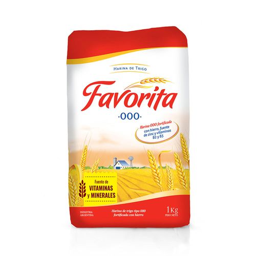 Harina 000 Vit X 1 Kg Favorita