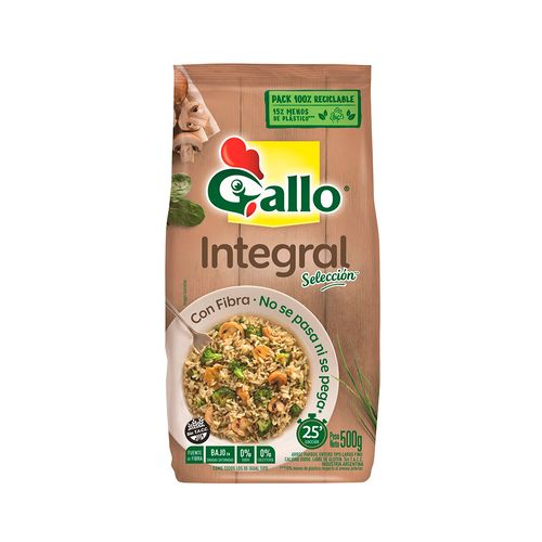 Arroz Gallo Integral Selec X 500 Gr Gallo