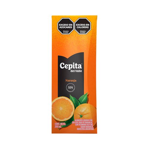 Cepita Del Valle Naranja 200 Ml