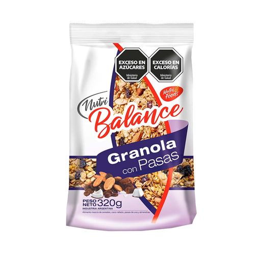 Granola Con Pasas Nutrifoods 320 Gr