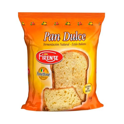 Pan Dulce Firenze Sin Frutas 500 Gr