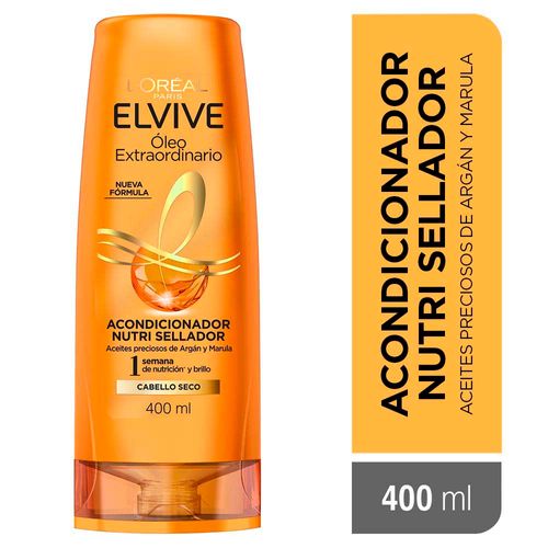 Acondicionador Elvive Loreal óleo Extraordinario Nutrición 400 Ml