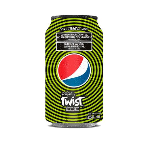 Gaseosa Pepsi Black Twist 354cc