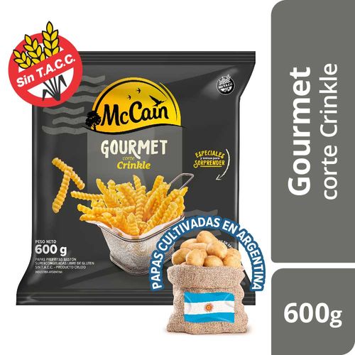 Papas Gourmet Mc Cain  Corte Crinkle 600 Gr