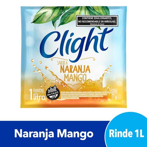 Jugo En Polvo Clight Naranja Mango 7 Gr