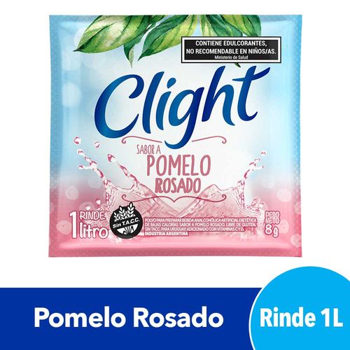 Jugo en Polvo Clight Pomelo Rosado 8 Gr