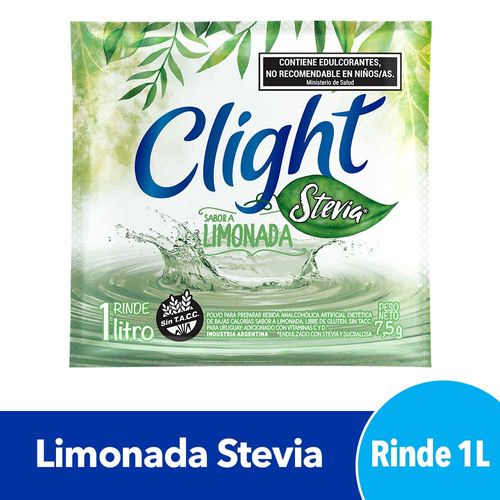 Jugo en Polvo Clight Limonada Stevia 7,5 Gr