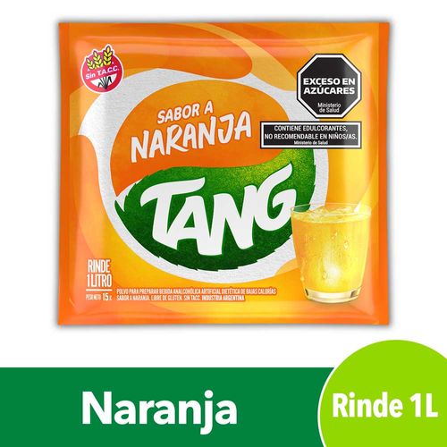 Jugo En Polvo Tang Naranja 15gr