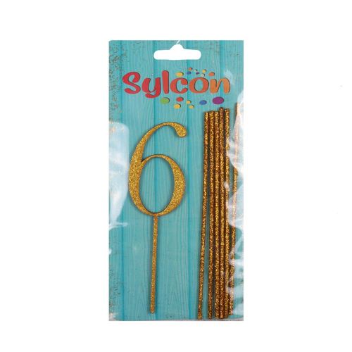 Vela Número 6 X 1 Un Sylcon